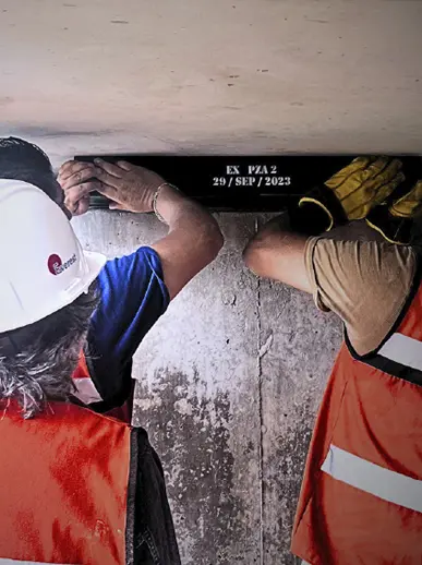 Innovación en apoyos de neopreno para puentes Grupo Everest