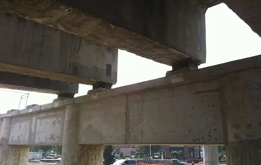Puente de Vigas CDMX - Detalle apoyo