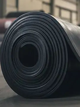 Hule faldón para uso minero