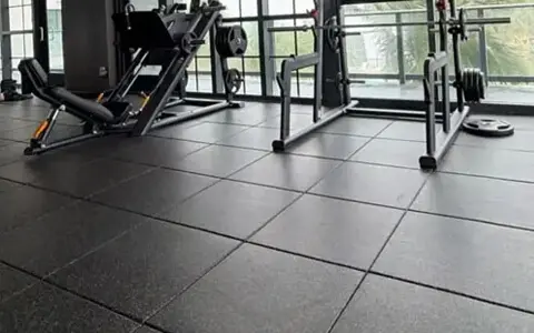 Loseta de caucho para gimnasio 1x1 metro
