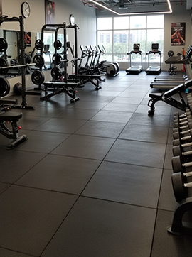 Pisos en Loseta para Gimnasio