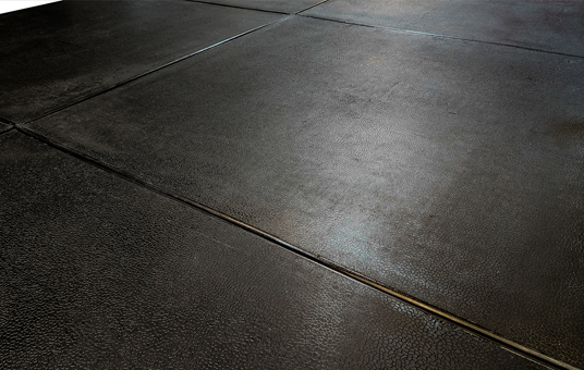 Detalle de Loseta de Caucho para Gimnasio