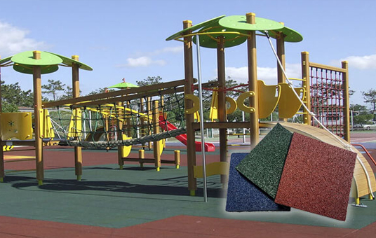 Detalle de Pisos Infantiles de Caucho