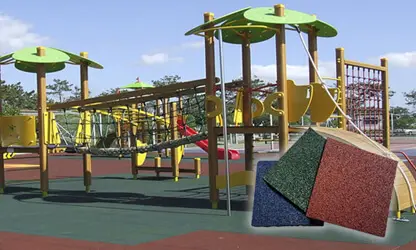 Pisos infantiles de caucho