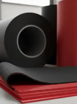 Neopreno Textil en Rollo y Placa | Material de neopreno tela industrial Rollo y Placa de neopreno tela con acabado textil para usos industriales