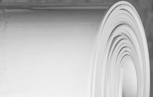 Detalle del Hule Neopreno Sanitario Blanco