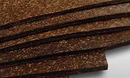 Neoprene Cork for sealing and industrial insulation applications.