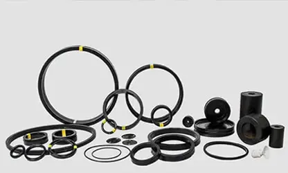 O-Rings, Seals and Gaskets in nitrile.